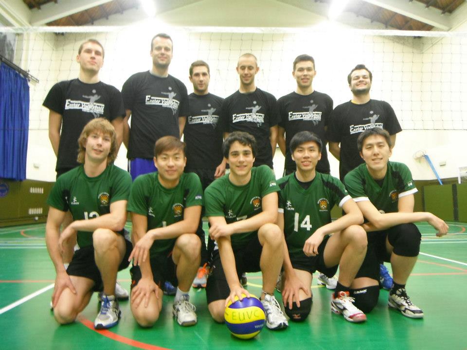 Exeter University Volleyball Club Men's 2012-13 Squad
