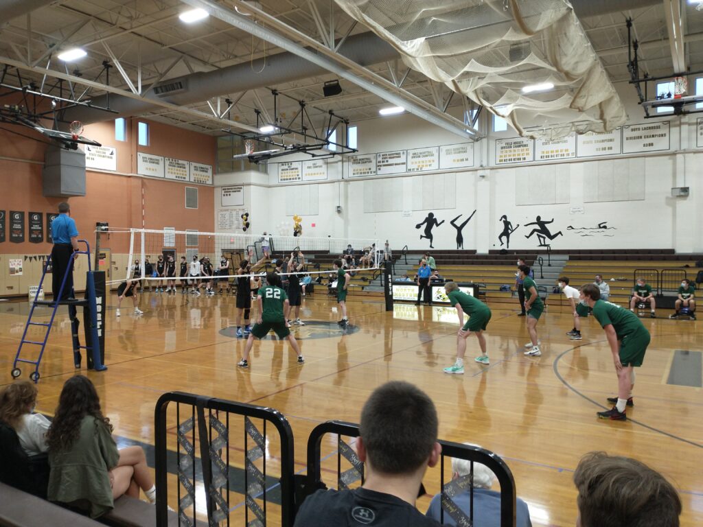 NKHS vs Hendricken boys volleyball